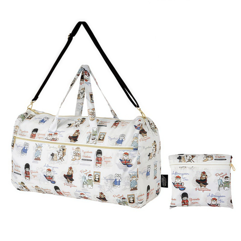 Weekender Bag Duffle - Mofusand Foldable Portable Handheld Travel Duffel