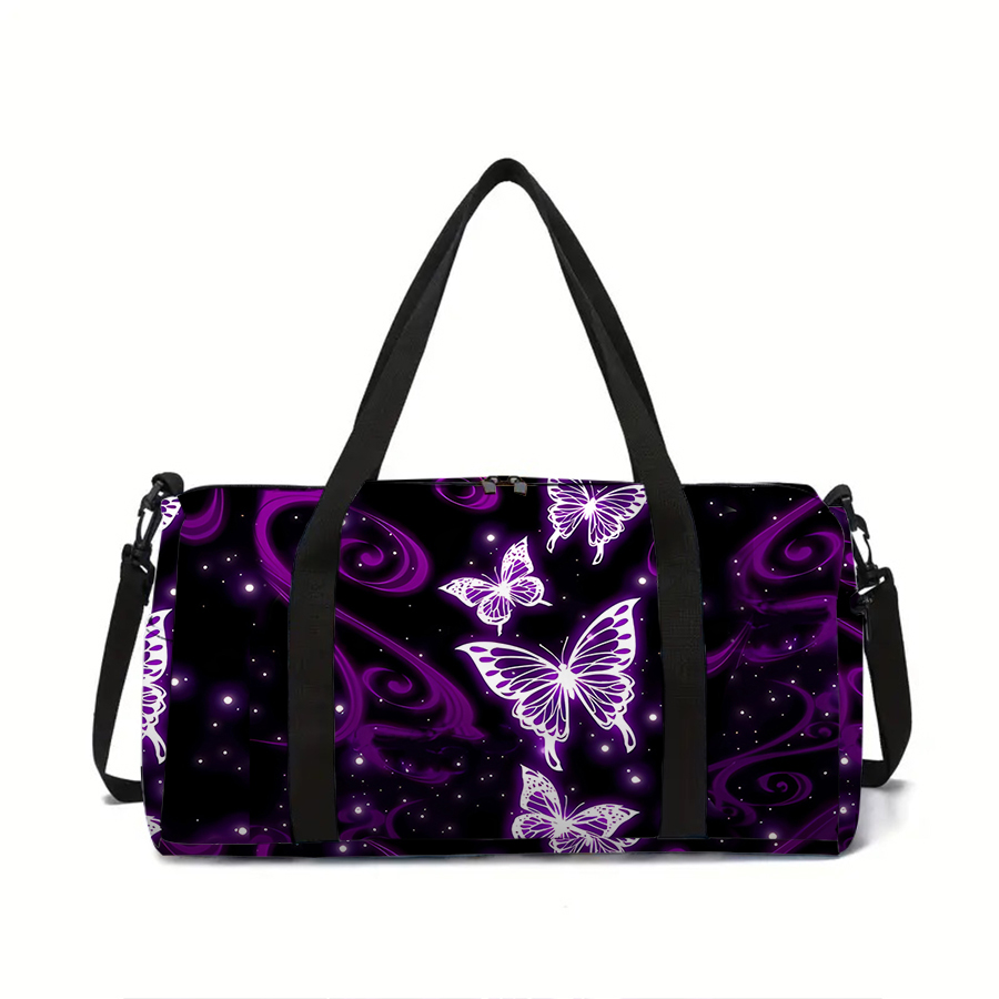 Women's Large Travel Bag Purpl - Weekender Bag Duffle avaliação e preço