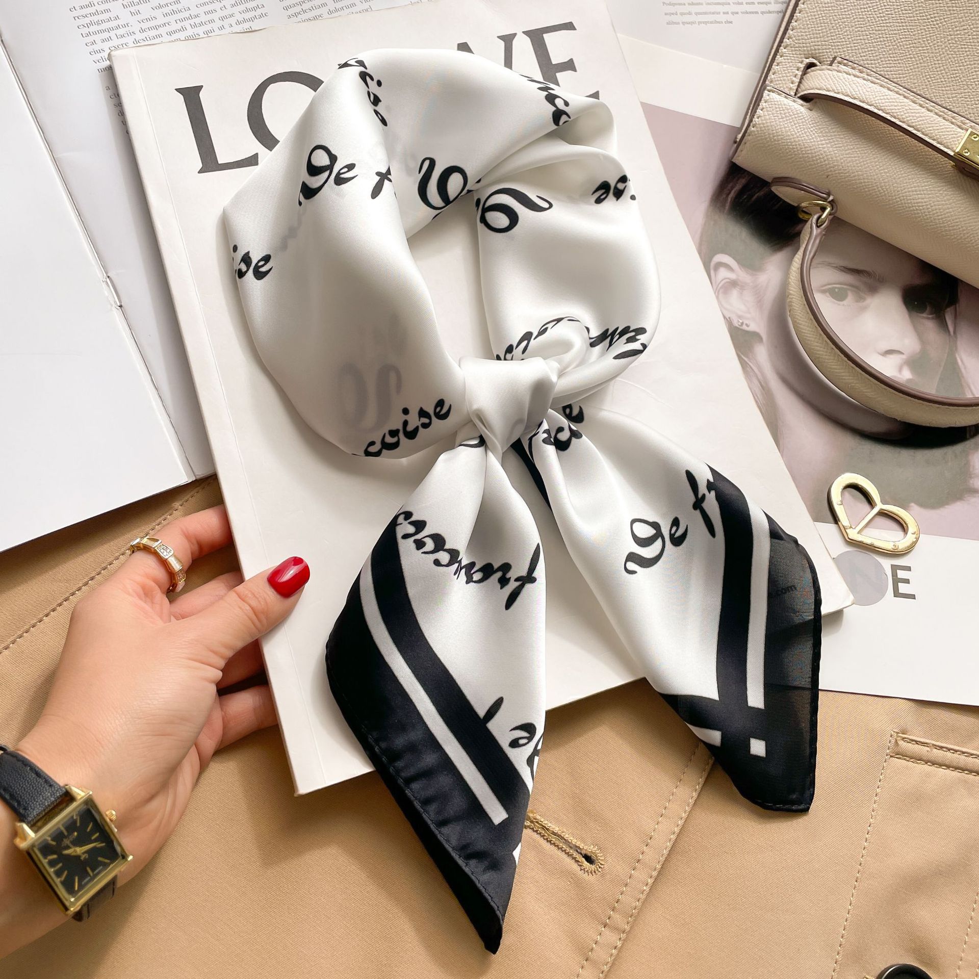 Silk Square Scarf Women Luxury - Luxury Bags Duffle avaliação e preço