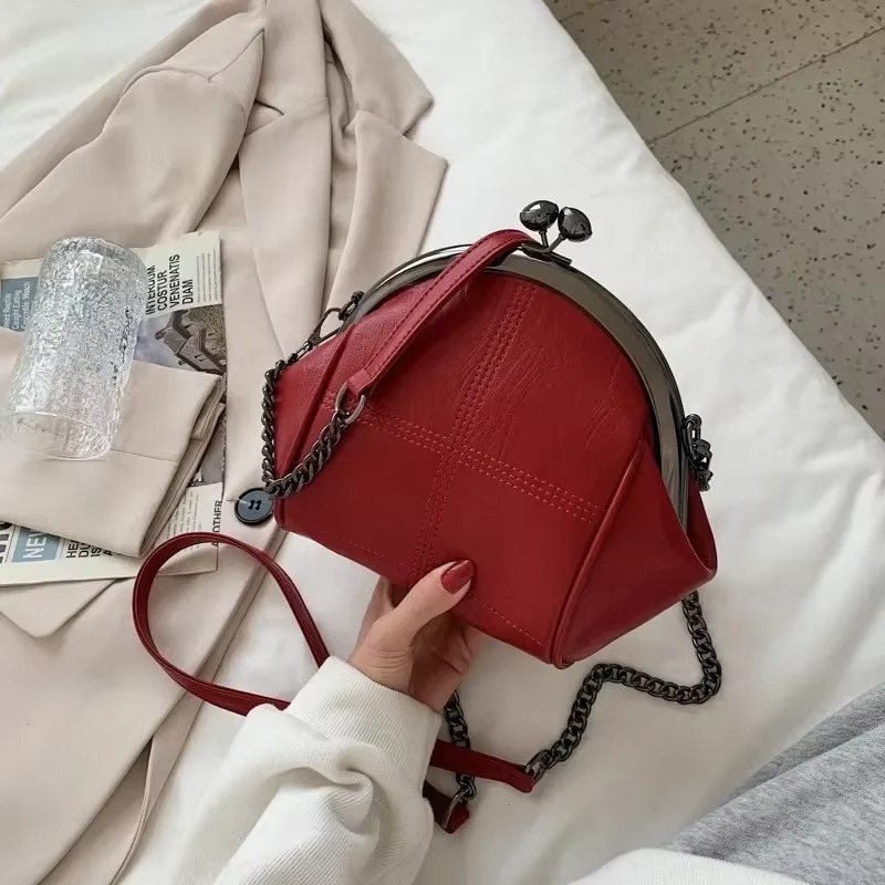 Fashion Solid PU Chains Sewing - Luxury Bags For Women Sale avaliação e preço