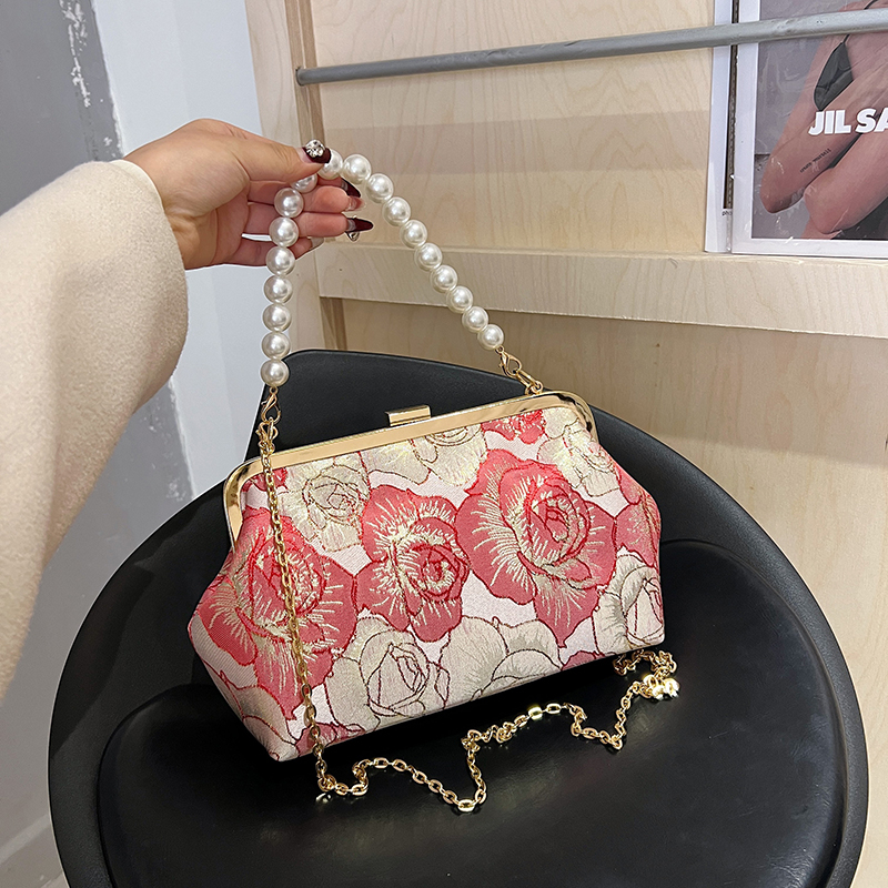 Fashion Hasp Silk Embroidery P - Luxury Bags For Women Sale avaliação e preço