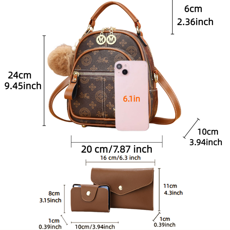 3-piece women's bag set, light - Luxury Bags & Leather Repair Of Atlanta Photos avaliação e preço