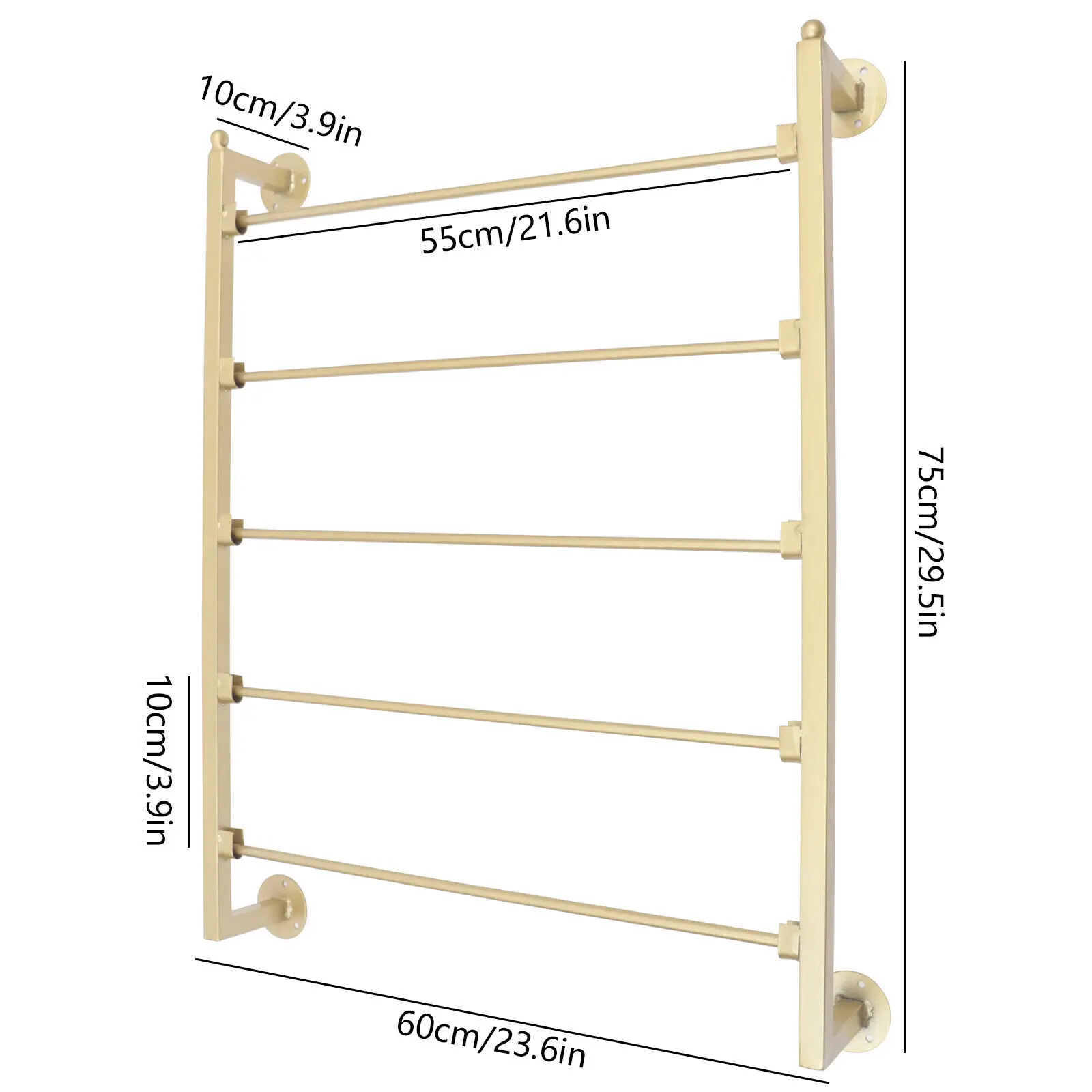 Wall Mount Metal Scarf Organiz - Luxury Bags Usa avaliação e preço