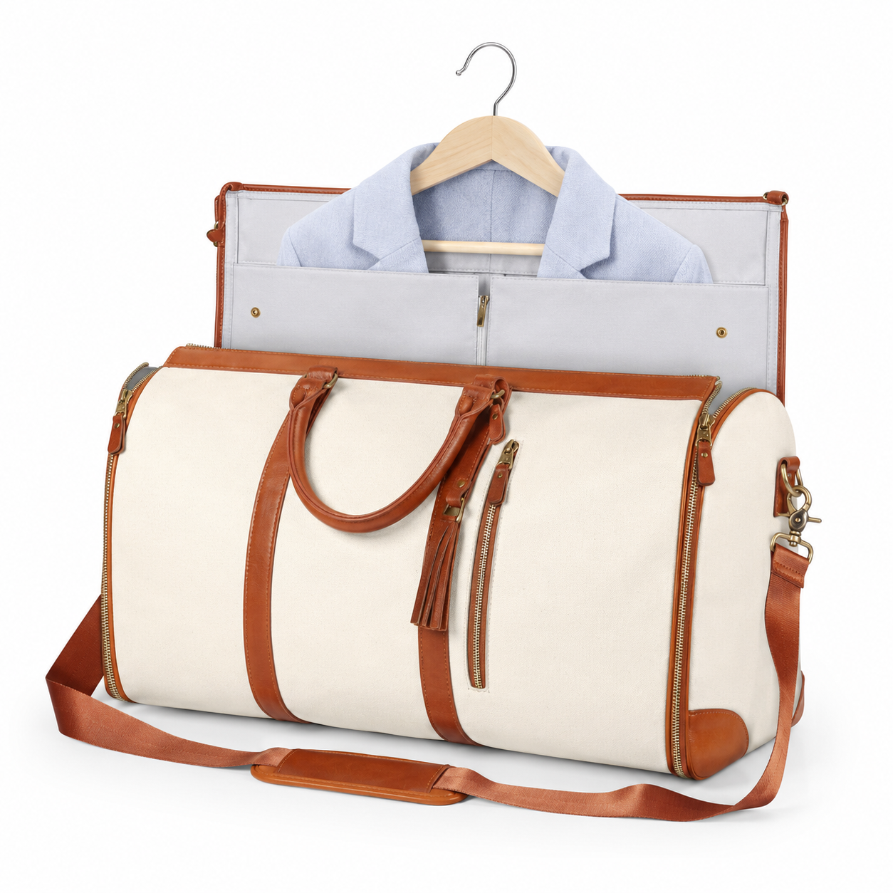 2 in 1 Convertible Garment Duf - Weekender Bag Duffle avaliação e preço