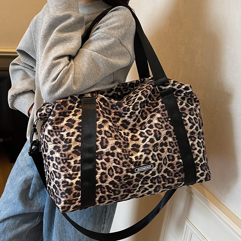 Leopard Printing Travel Duffel - Weekender Bag Duffle avaliação e preço