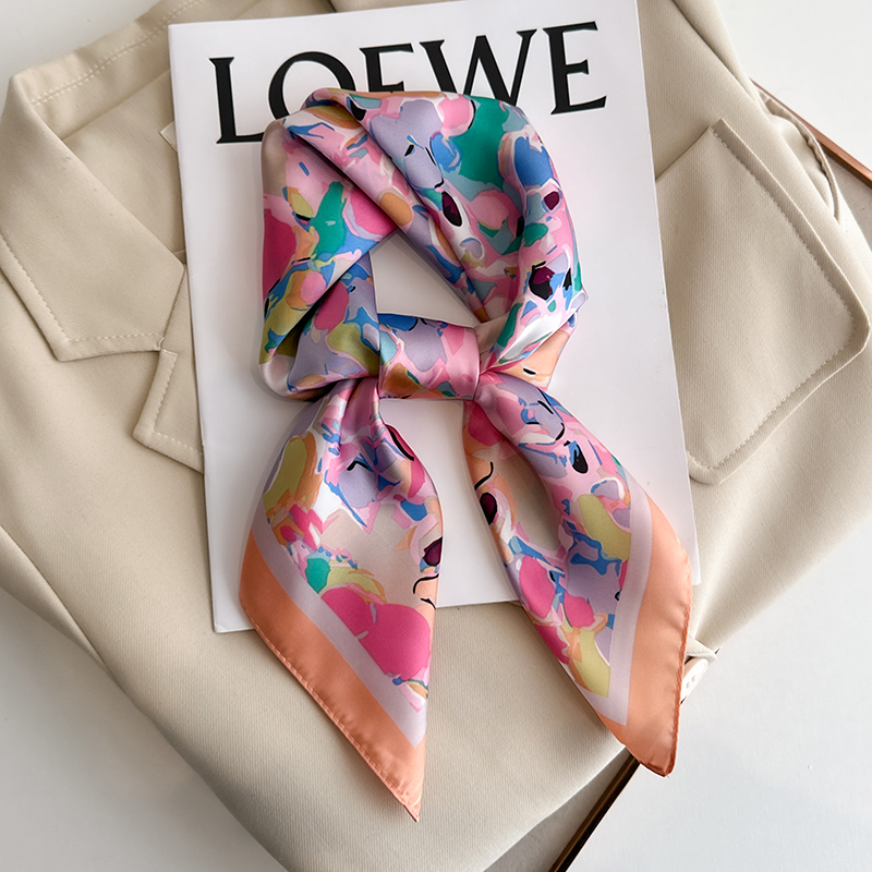 Luxury Floral Print Square Sil - Luxury Bags Duffle avaliação e preço