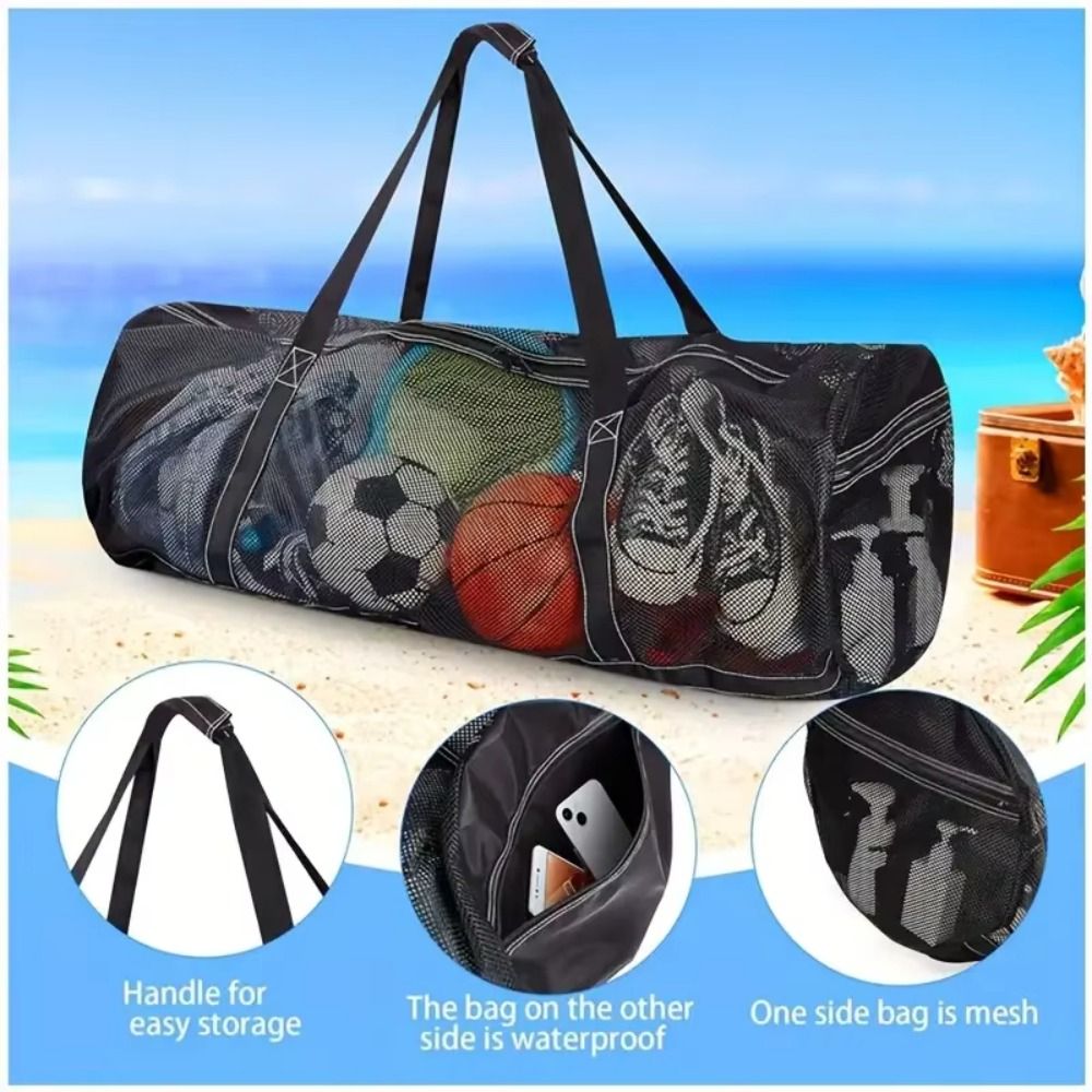 Large Capacity Mesh Diving Bag - Weekender Bag Duffle avaliação e preço