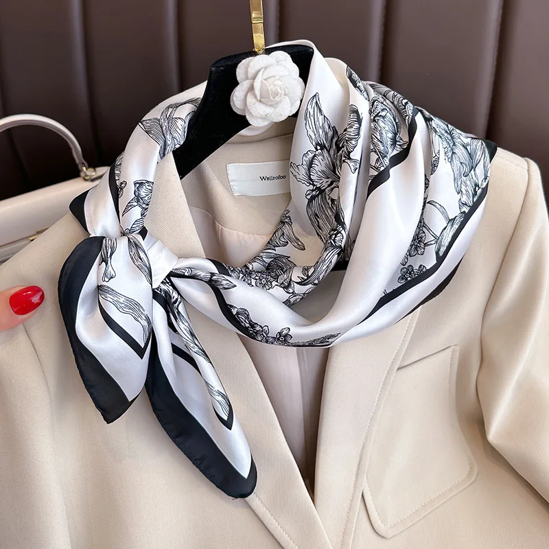70*70cm Luxury Floral Print Si - Luxury Bags Duffle avaliação e preço