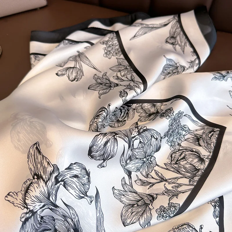 70*70cm Luxury Floral Print Si - Luxury Bags Duffle avaliação e preço