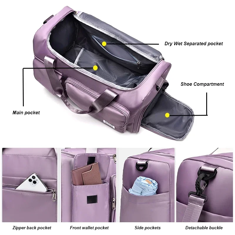 Carry On Travel Bag Large Capa - Weekender Bag Duffle avaliação e preço