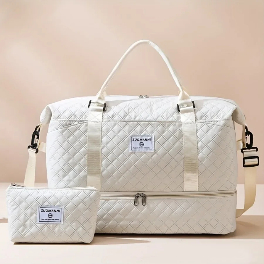 2pcs Set Large Capacity Travel - Weekender Bag Duffle avaliação e preço