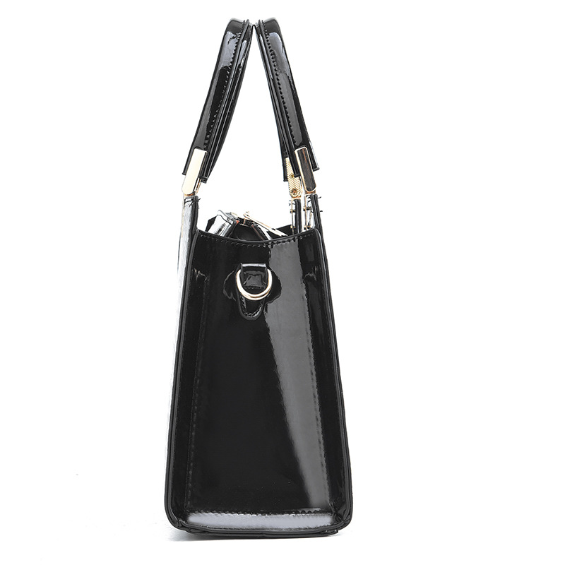 Crocodile Embossed Tote Bag, P - Top Handle Patent Bag avaliação e preço