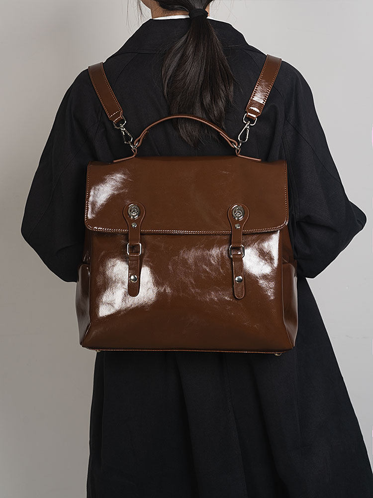 2026 Fashion New College Style - Top Handle Patent Bag avaliação e preço