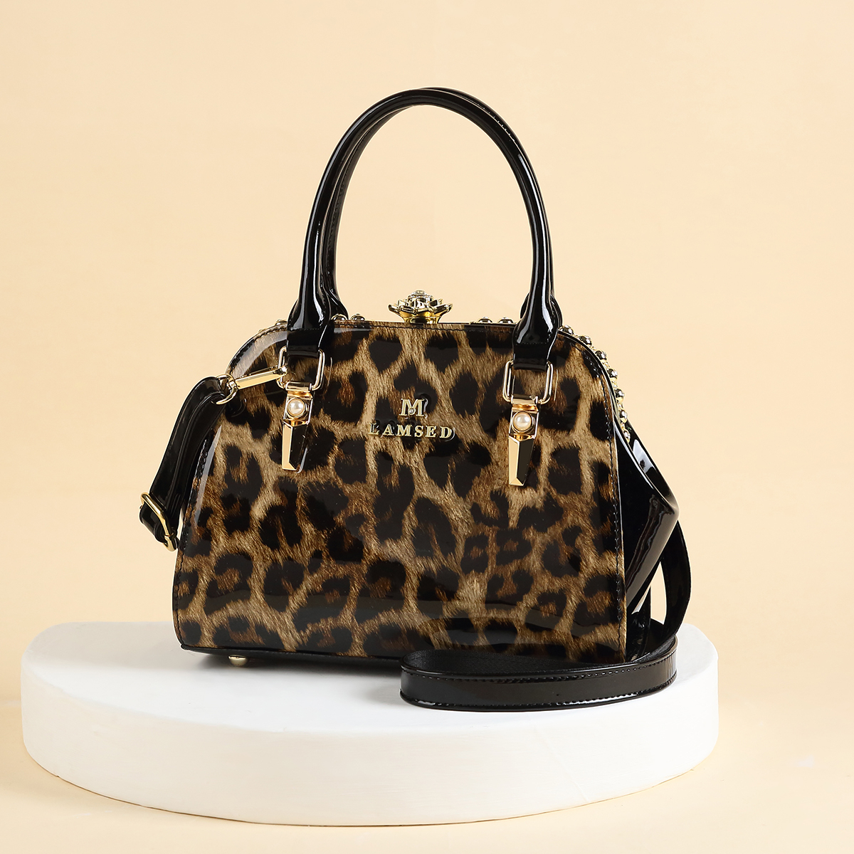 Glamorous Glossy Patent Satche - Top Handle Patent Bag avaliação e preço