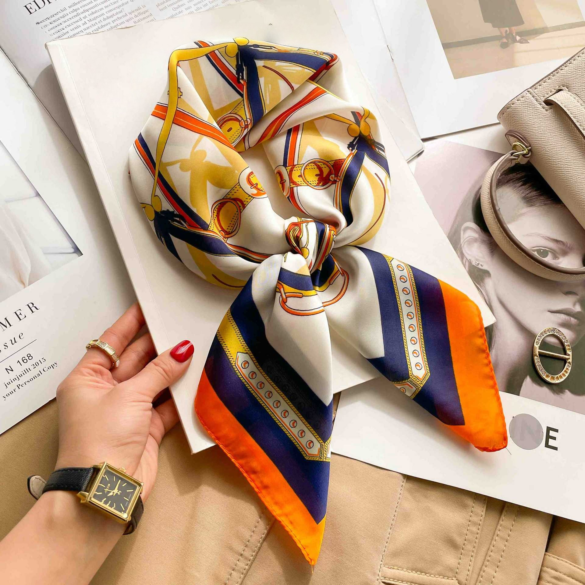 70cm Luxury Belt Print Silk Sq - Luxury Bags Duffle avaliação e preço